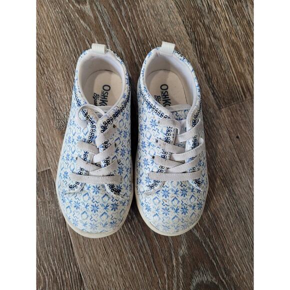OshKosh Blue Slip‎ on Shoes size toddler 8 #4 - Picture 1 of 4